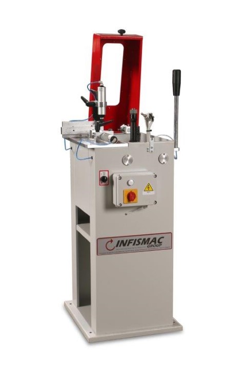 Intestatrice fresatrice manuale marca INFISMAC mod. DIBA/ L