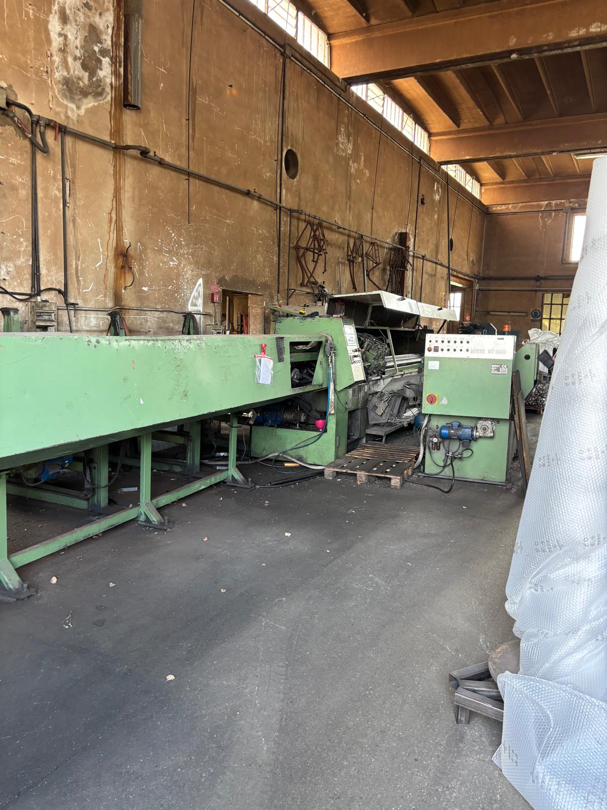 Linea taglio e sbavatura automatica marca ADIGE mod. TS71