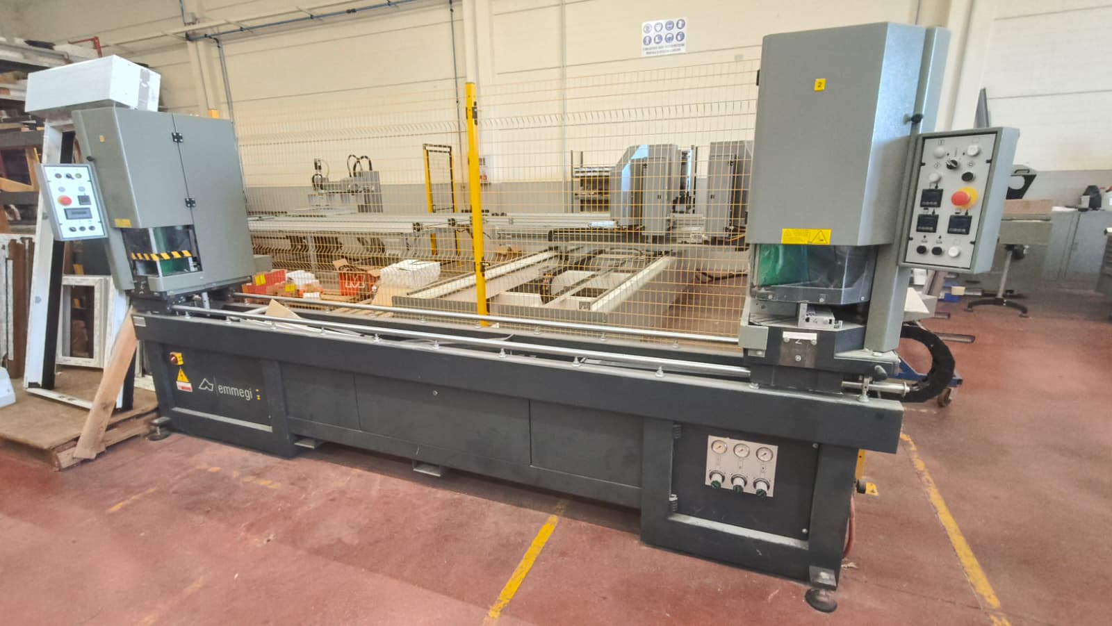 Saldatrice 2 teste marca EMMEGI mod. FUSION 2LV